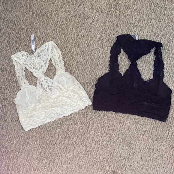Free People Intimately Lace Racerback Bralettes - Picture 2 of 3